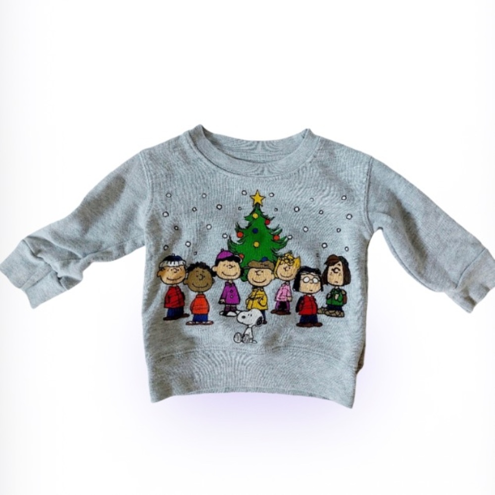Charlie Brown Christmas Holiday Sweater Baby 0-3 Months